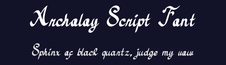 Archoloy Script Font by Boril Std — Script Handwritten Font — thumbnail 2