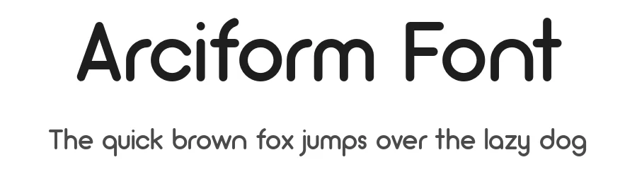 Arciform Font by Matt Ellis — Sans Serif Font