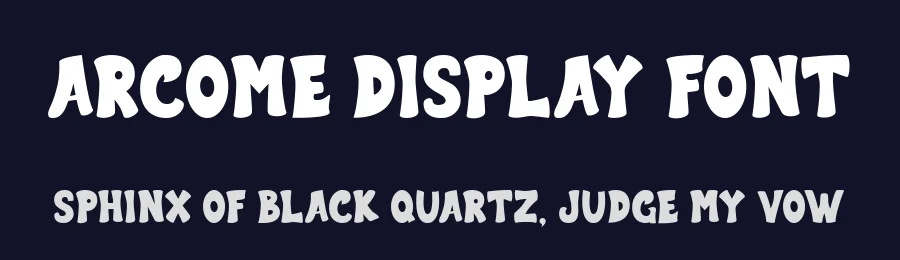 Arcome Display Font by Dantype — Decorative Font — thumbnail 2