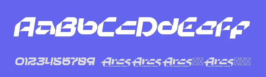 Arcs Font by mhdafifersya — Display Font — thumbnail 3