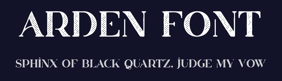 Arden Font by vpcreativeshop — Display Font — thumbnail 2