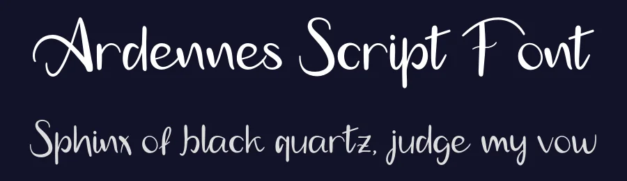 Ardennes Script Font by Creatifontstudios — Script Handwritten Font — thumbnail 2