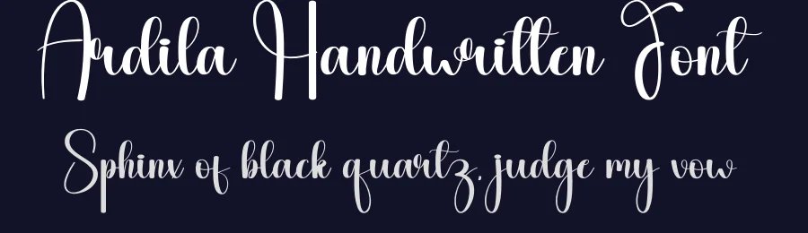 Ardila Handwritten Font by andikastudio — Script Handwritten Font — thumbnail 2
