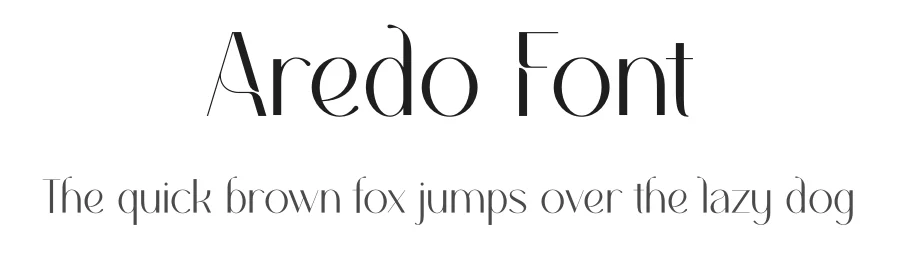 Aredo Font by TokoPress — Sans Serif Font