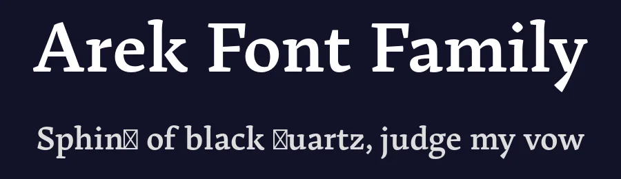 Arek Font Family by Rosetta Type Foundry — Serif Font — thumbnail 2