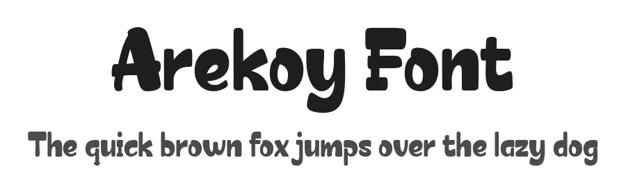 Arekoy Font by productype — Decorative Font