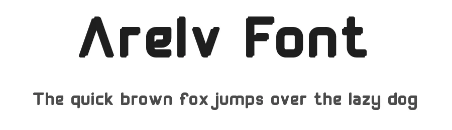 Arelv Font by ErmediaStudio — Display Font