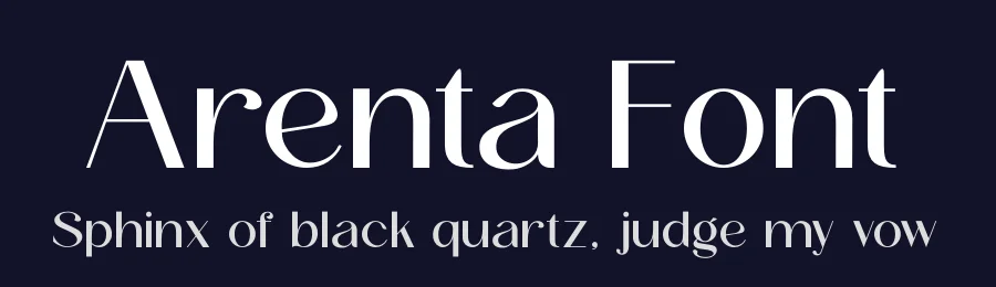 Arenta Font by zafira.type — Sans Serif Font — thumbnail 2