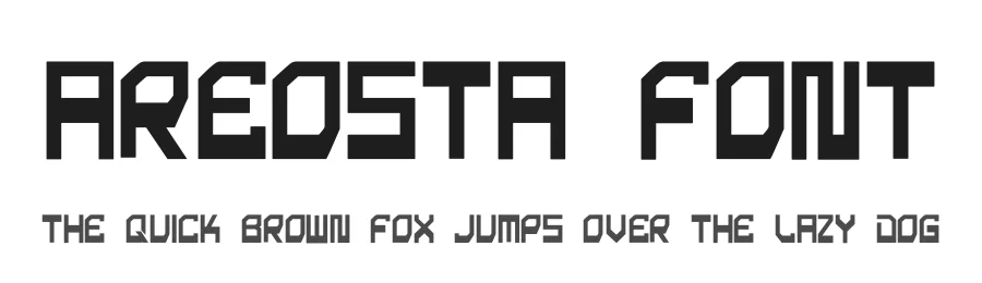 Areosta Font by hayoyuka8 — Display Font