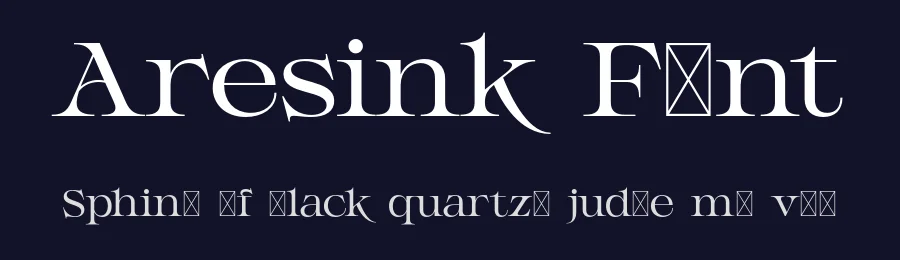 Aresink Font by Imoodev — Blackletter Font — thumbnail 2