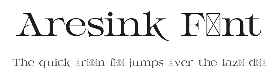 Aresink Font by Imoodev — Blackletter Font