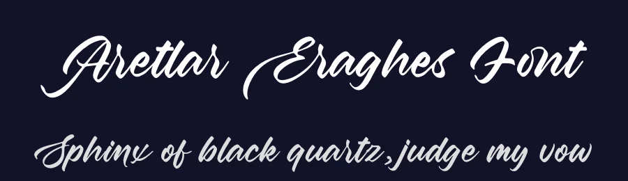 Aretlar Eraghes Font by letterenastudios — Script Handwritten Font — thumbnail 2