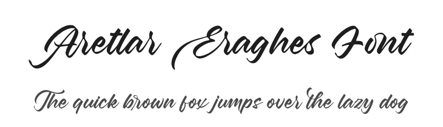 Aretlar Eraghes Font by letterenastudios — Script Handwritten Font