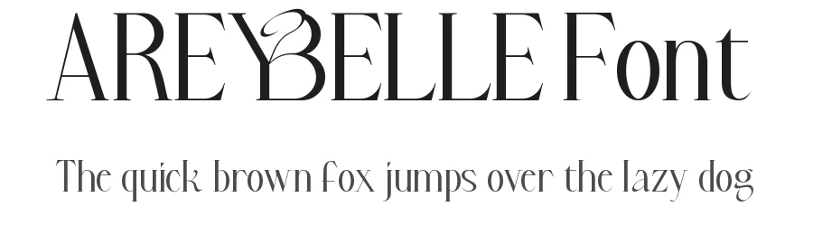 Areybelle Font by VinType — Display Font