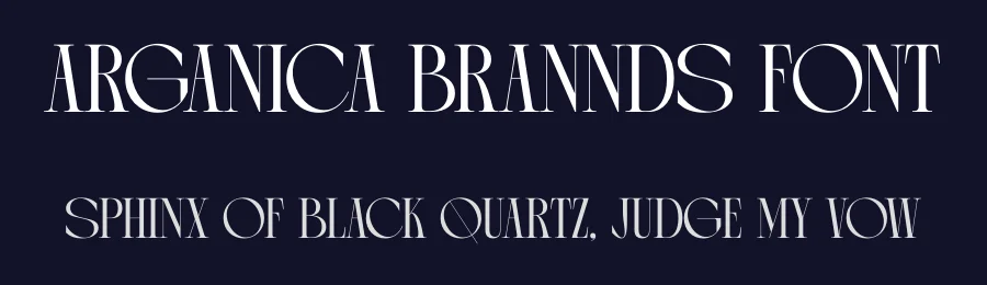 Arganica Brannds Font by timelesstype.co — Display Font — thumbnail 2