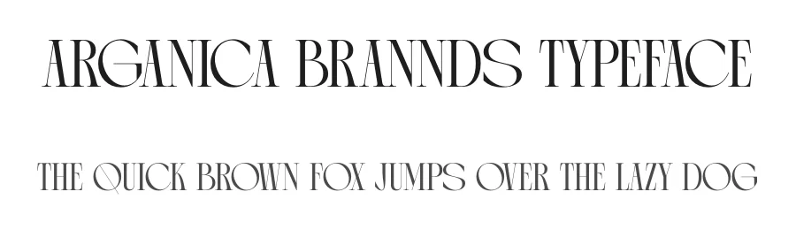 Arganica Brannds Typeface by timelesstype.co — Display Font