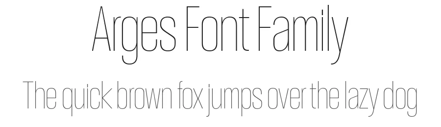 Arges Font Family by Matthieu Salvaggio — Sans Serif Font