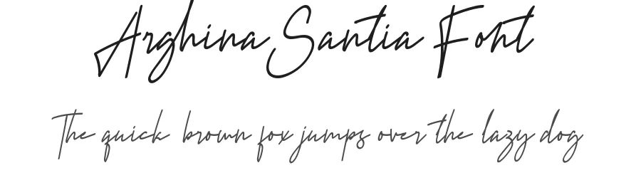 Arghina Santia Font by noahtype β Decorative Font