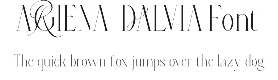 Argiena Dalvia Font by nihstudio — Display Font