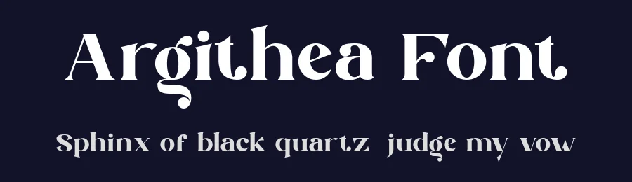 Argithea Font by pentagonistudio — Serif Font — thumbnail 2