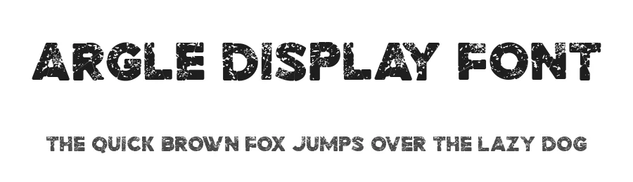 Argle Display Font by Sealoung — Display Font