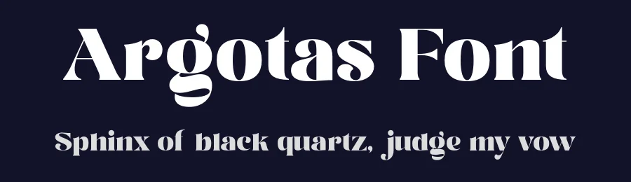 Argotas Font by Ekahermawan — Serif Font — thumbnail 2