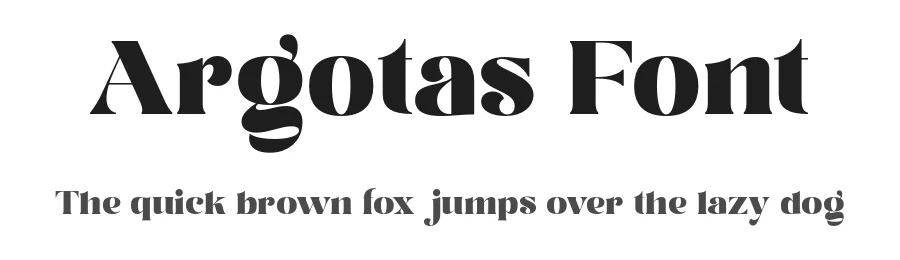 Argotas Font by Ekahermawan — Serif Font
