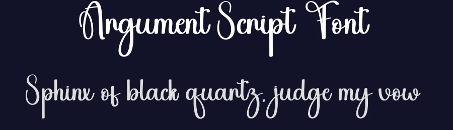Argument Script Font by andikastudio — Script Handwritten Font — thumbnail 2