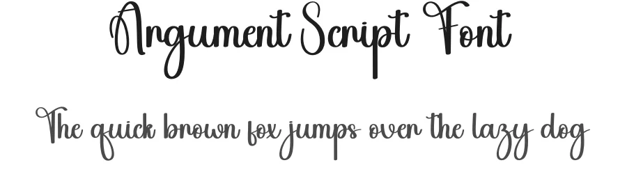 Argument Script Font by andikastudio — Script Handwritten Font
