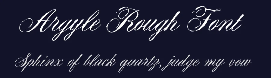 Argyle Rough Font by Type Associates — Script Handwritten Font — thumbnail 2
