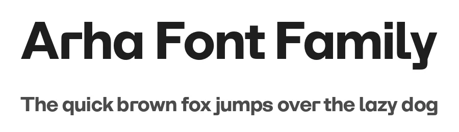 Arha Font Family by Bolditalic Studio — Decorative Font