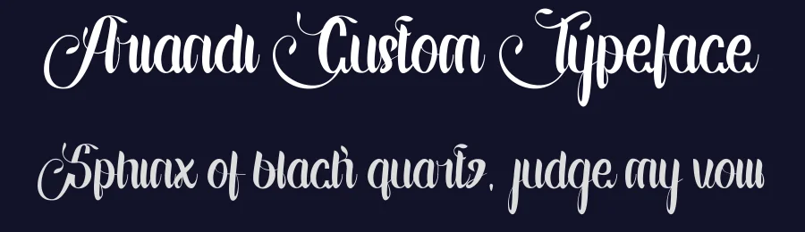 Ariandi Custom Typeface by Typeface — Script Handwritten Font — thumbnail 2