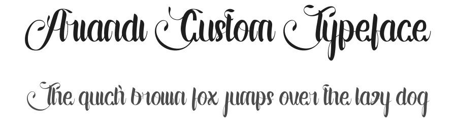 Ariandi Custom Typeface by Typeface — Script Handwritten Font