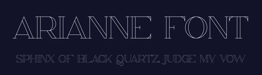 Arianne Font by vpcreativeshop — Display Font — thumbnail 2