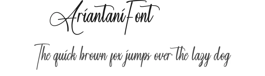 Ariantani Font by nihstudio — Script Handwritten Font