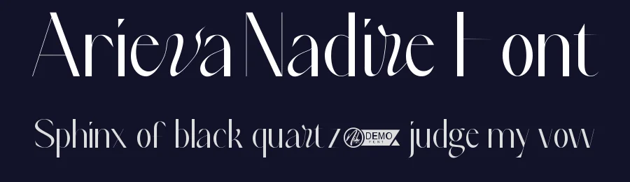 Arieva Nadire Font by nihstudio — Display Font — thumbnail 2