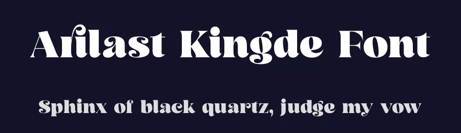Arilast Kingde Font by timelesstype.co — Serif Font — thumbnail 2