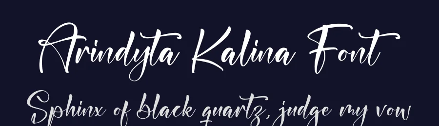 Arindyta Kalina Font by perspectype — Script Handwritten Font — thumbnail 2