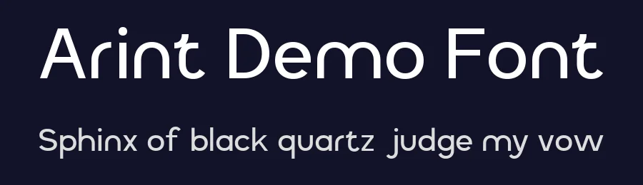 Arint Demo Font by Nexaline — Display Font — thumbnail 2