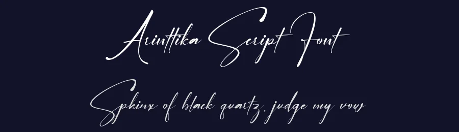 Arinttika Script Font by Namara Creative Studio — Script Handwritten Font — thumbnail 2