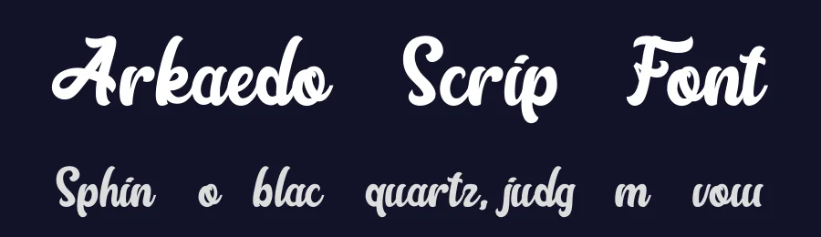 Arkaedos Script Font by prioritype — Script Handwritten Font — thumbnail 2