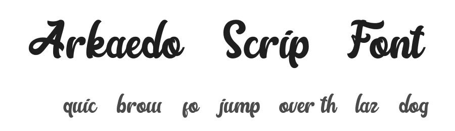 Arkaedos Script Font by prioritype — Script Handwritten Font