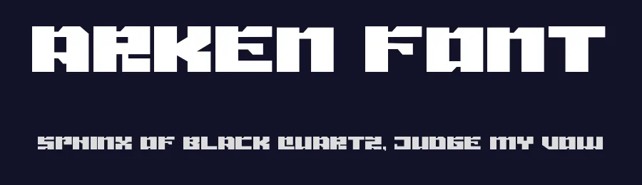 Arken Font by Vroz Studio — Display Font — thumbnail 2