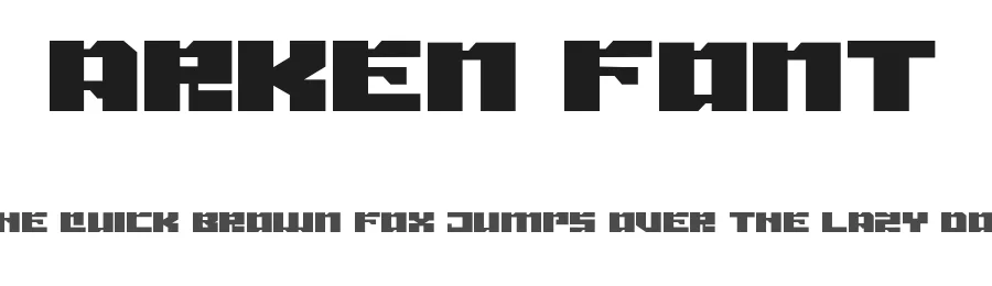 Arken Font by Vroz Studio — Display Font