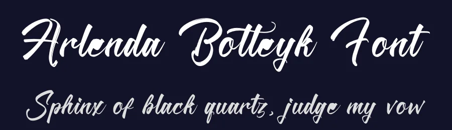 Arlenda Botteyk Font by letterenastudios — Script Handwritten Font — thumbnail 2