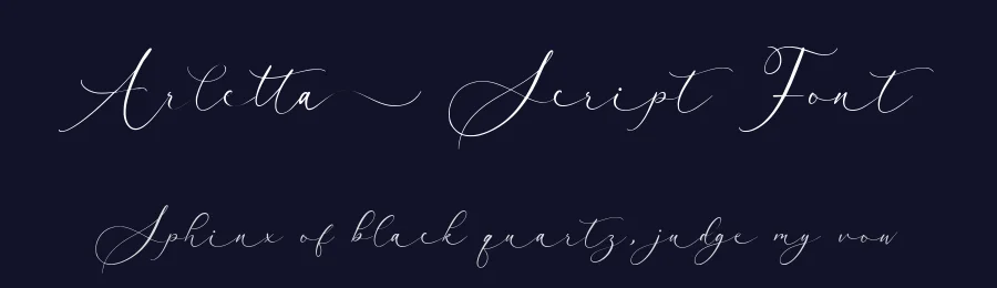 Arletta Script Font by balpirick — Script Handwritten Font — thumbnail 2