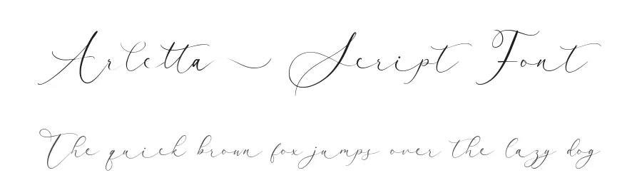 Arletta Script Font by balpirick — Script Handwritten Font