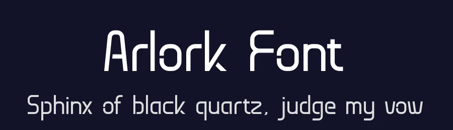 Arlork Font by Denustudios — Decorative Font — thumbnail 2