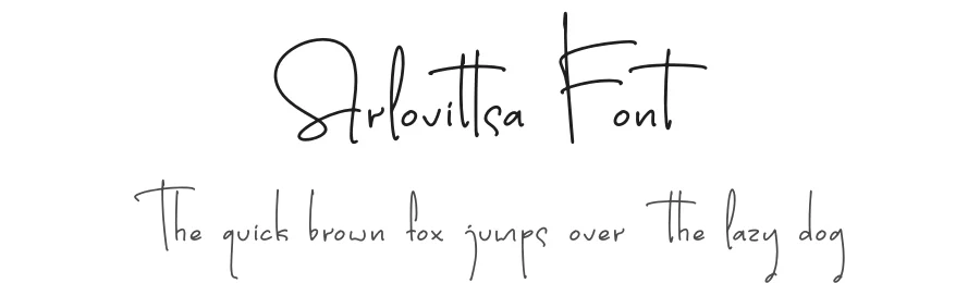 Arlovittsa Font by perspectype — Script Handwritten Font