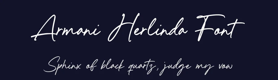 Armani Herlinda Font by Timur type — Script Handwritten Font — thumbnail 2